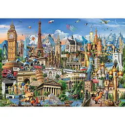 Пазл Educa Визначні пам'ятки Європи, 2000 елементів (17697) - мініатюра 3