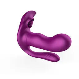 Вібратор B - Series Cute Tongue, 12 см (фіолетовий) - мініатюра 3