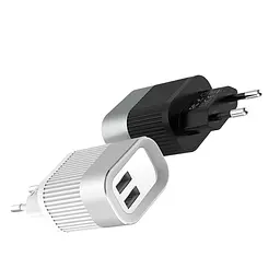 Зарядний з екраном Hoco C40A Speedmaster Charger 2usb 2.4 ампера - мініатюра 2