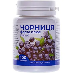 Дієтична добавка Enjee Чорниця форте плюс 0.25 г 100 таблеток - мініатюра 2