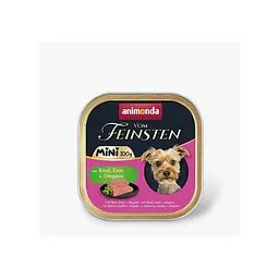 Вологий корм Animonda Vom Feinsten Adult Mini для собак міні-порід, з яловичиною, качкою + орегано 100 г - мініатюра 2