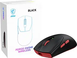Bluetooth миша MSI Forge GM340 Wireless Black (S12-4301730-HH9) UA - мініатюра 4