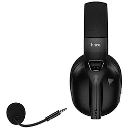 Накладні бездротові навушники W114 Magic +3.5mm+2.4G Black Hoco teh0030640 - мініатюра 5