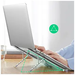 Підставка до ноутбука Ugreen LP451 Foldable Holder for Laptop Silver (40289) - мініатюра 11