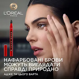 Фломастер-тінт для брів L'Oreal Paris Faux Brow блонд 1 мл - мініатюра 7