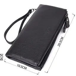 Практичний шкіряний гаманець на три відділення ST Leather 20,5х10,5х3 см acs0029687 - мініатюра 3