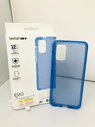 Протиударний чохол із антимікробним покриттям Tech21 Evo Check для Samsung Galaxy S20 Plus (6.7") Blue - мініатюра 3