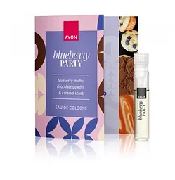 Листівка з пробним зразком Avon EDC Blueberry Party, 0.6мл (49469263) - мініатюра 1