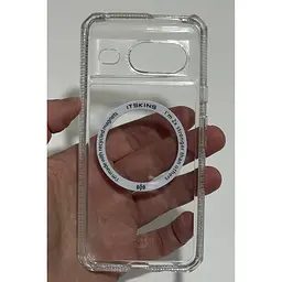 Оригінальний протиударний чохол Itskins Ultra Hybrid MagSafe для Google Pixel 8 (6.2") прозрачный - мініатюра 5