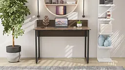 Комп'ютерний стіл Ferrum-decor Скай 75x120x60 чорний ДСП Дуб Сонома Труфель 16мм (FRD-103623) - мініатюра 4