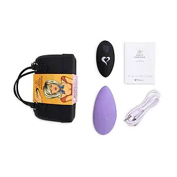 Вібратор в трусики FeelzToys Panty Vibrator Purple з пультом ДК, 6 режимів роботи, сумочка-чохол - мініатюра 6