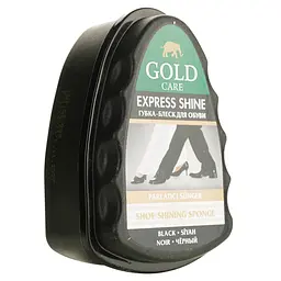Губка-блиск для взуття Gold Care трикутна чорна - мініатюра 2