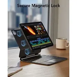 Чохол-клавіатура ESR Rebound Magnetic Keyboard Case 360 US Layout-Black для iPad Air 11" (2024) | iPad Pro 11" M1 | M2 Chip (2021 | 2022) | iPad Air 10.9" 4 | 5 M1 (2020 | 2022) (6B0140901) - мініатюра 6
