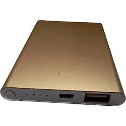 УМБ Power Bank Pineng 9800mAh повербанк зовнішній акумулятор Gold (11245) - мініатюра 2