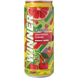 Напій енергетичний Ever Aid Winner Line GrapeFruit & Cherry 0.33 л - мініатюра 2