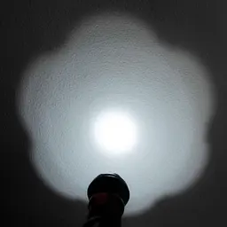 Ліхтар ручний Gold Kama 1W, акумуляторний, LED, з адаптером для зарядки, чорний - мініатюра 5