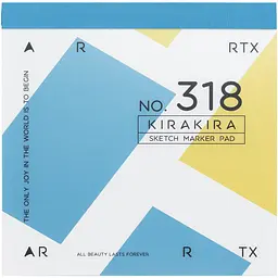 Скетчбук Arrtx для маркерів 18x18 см, 56 аркушів