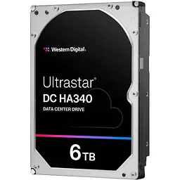 Жорсткий диск для сервера Western Digital HDD Server WD Ultrastar DC HA340, 6TB 512e SE, 3.5’’, 256MB, 7200, RPM, SATA (WUS721206BLE6L4)