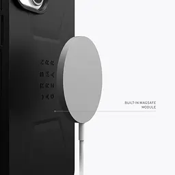 Оригінальний протиударний чохол UAG Civilian MagSafe Original для Iphone 15 (6.1") Black 114287114040 - мініатюра 4