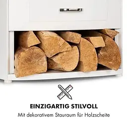 Камін електричний Klarstein Bormio WH 1900W (10035071) - мініатюра 4