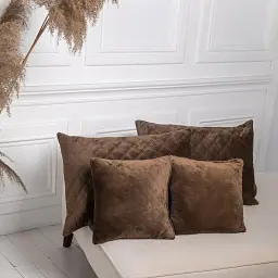 Подушка декоративная VELOUR ТЕП 50x70 см коричневая - миниатюра 7
