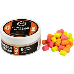 Бойли Brain Dumbells Mix Double Fruit (cлива+ананас) 6x10 mm 34 g