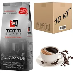 Кава в зернах Totti Piu Grande 1 кг (ящик 10 кг)
