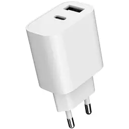 Зарядний пристрій Gembird 1xUSB-A+1xUSB-C 5V/2.4A (12W) white (TA-UC-2AC12-01) - мініатюра 5