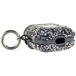TPU чохол Bling World Rock Diamond для навушників AirPods 1/2 Чорний - мініатюра 5