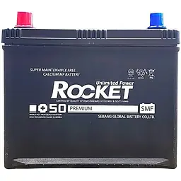 Акумулятор Rocket 62Ah ASIA (+/-) (700CCA) (232х173х205) SMF 90D23AR