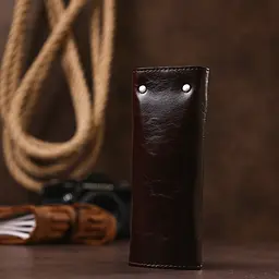 Шкіряна ключниця SHVIGEL 14.5х6х2 см acs0025829 - мініатюра 7