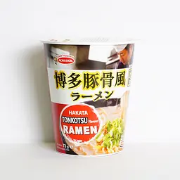 Локшина швидкого приготування Accecook Hakata Tonkotsu Ramen зі смаком Тонкацу у стакані 73 г