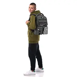 Рюкзак для старшої школи Kite Education teens 2587M Swarm Сірий (K26-2587M-4) - мініатюра 22