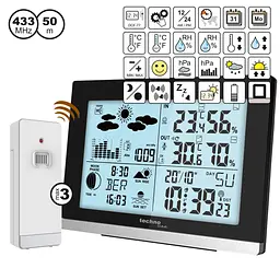 Метеостанція Technoline WS6762 Black (WS6762) - мініатюра 2