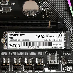 SSD накопичувач Patriot P310 960 GB [P310P960GM28] [151755] - мініатюра 8