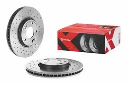 Диск гальмівний вентильований Kia Sportage III, Optima III-IV 04-25р Brembo (09.A532.1X) - мініатюра 2