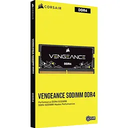 Модуль пам'яті SO-DIMM DDR4 Corsair Vengeance 2x16GB 3200MHz Grey (CMSX32GX4M2A3200C22) [176507] - мініатюра 6