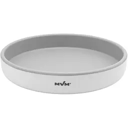 Підставка МВМ My Home з оборотом 360°, 30х30х5 см, сіра з білим (KP-11 M WHITE/GRAY)