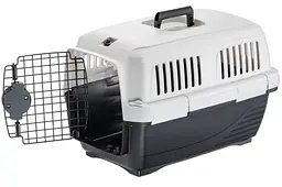 Переноска для собак та котів Ferplast Clipper 1 чорна до 5 кг 50x33x32 см 73114021 - мініатюра 2