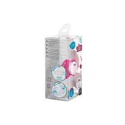 Пустушка Nuvita 7085 Air55 Cool симетрична 6m+ LITTLE GIRL яскраво-рожева NV7085SI - мініатюра 4