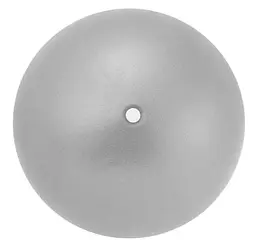М'яч для пілатесу, йоги та реабілітації PowerPlay PP_4415 Body Shape Ball 22 см Сірий (PP_4415_Grey) - мініатюра 3