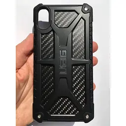 Оригінальний протиударний чохол UAG Monarch для iPhone XS Max Black Carbon 111101114242 - мініатюра 6