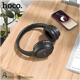 Навушники Hoco Headphones Bluetooth DW02 BT5.0 TF AUX 4 Hours 000007354-up - мініатюра 3