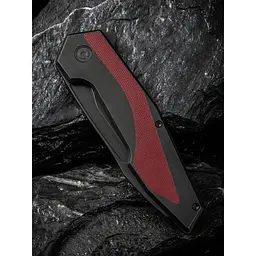 Ніж складаний туристичний Civivi Hypersonic, (9.4 см) 14C28N / Steel & G10 чорно-бордовий - мініатюра 13