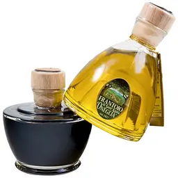 Набір Frantoio di Sant'agata d'Oneglia Olivetta: оливкова олія Extra Vergine 100 мл + бальзамічний оцет 100 мл - мініатюра 2