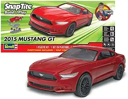 Конструктор Revell 1/25 швидка збірка автомобіль 2015 Mustang GT червоний 11694