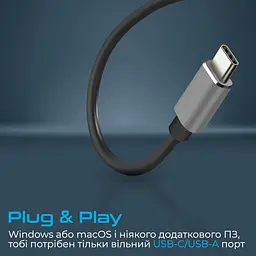 USB-Хаб Promate USB Хаб на 4 порти (litehub-4.grey) - мініатюра 7