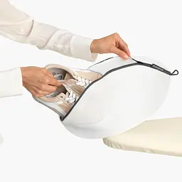 Сумка для прання кросівок Brabantia, 20x40x25 см, біла з сірим (149641) - мініатюра 2