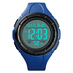 Чоловічий спортивний годинник Skmei 1535 Dive (Синій) - мініатюра 4