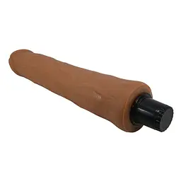 Вібратор Baile Sliding Skin Alfredo 9.8" 25 см коричневий - мініатюра 3